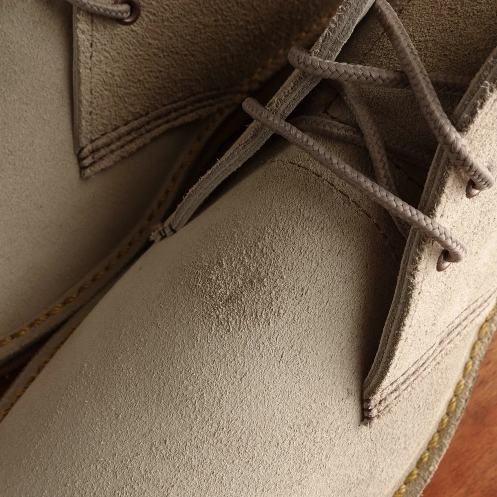 Red Wing Chukka Boots Mens SZ 10.5D Beige Weekender Mohave Suede Ankle 2nds NWOB